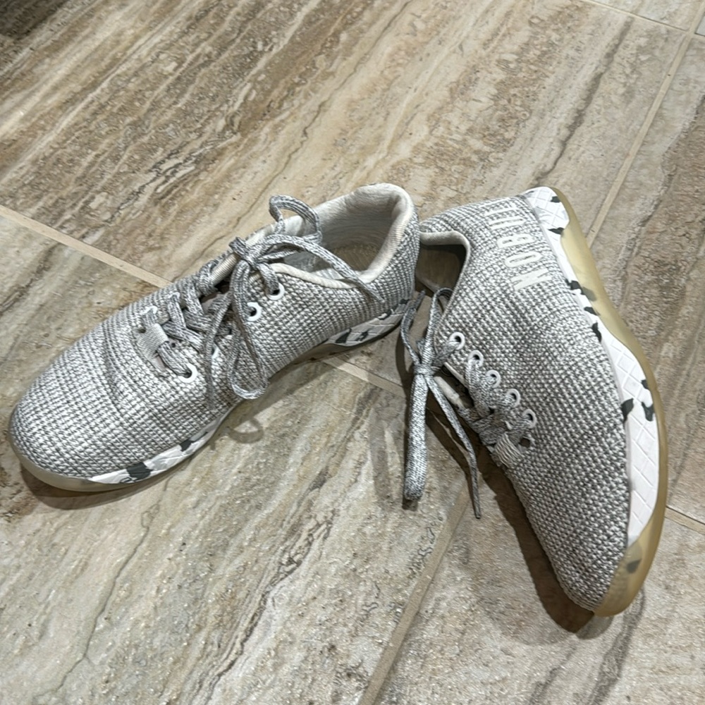 NoBull Superfabric Grey Unisex Trainer Sneakers Womens Size 7